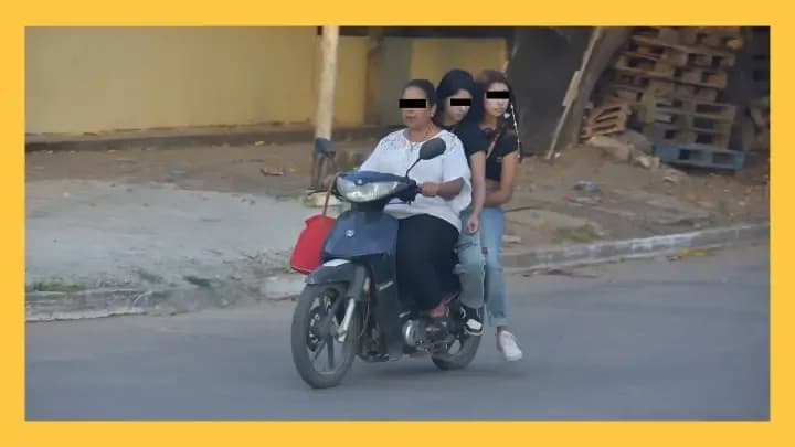 El riesgo y la imprudencia sobre dos ruedas de todos los días