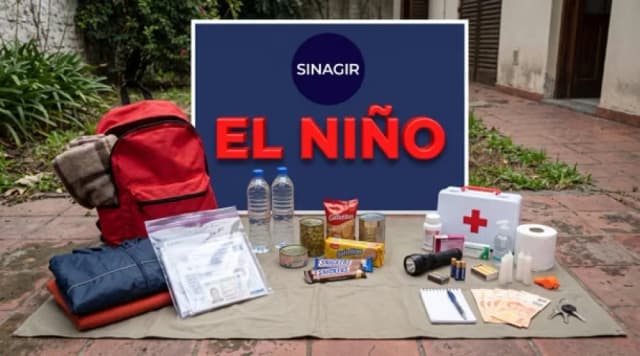 Qué debe tener un kit de emergencia ante la llegada de El Niño