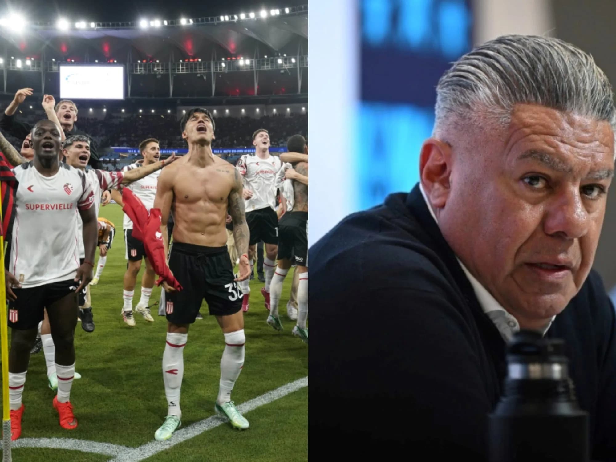 Estudiantes finalista de la Libertadores: la felicitación de Claudio Tapia a “su presidente” y la diferencia con Riquelme