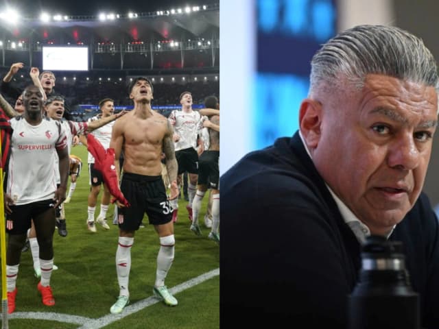 Estudiantes finalista de la Libertadores: la felicitación de Claudio Tapia a “su presidente” y la diferencia con Riquelme