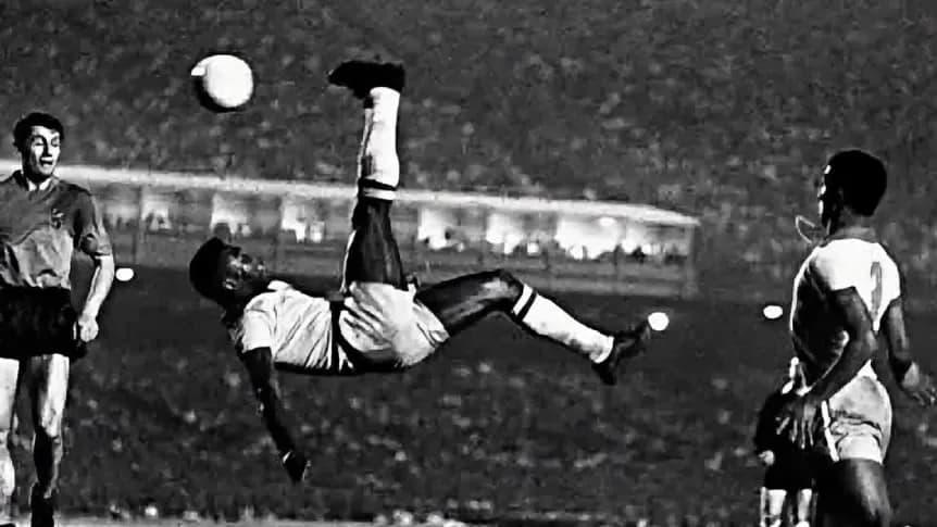 Neymar homenajeó a Pelé: recreó un histórico gol en la práctica de Santos - TyC Sports