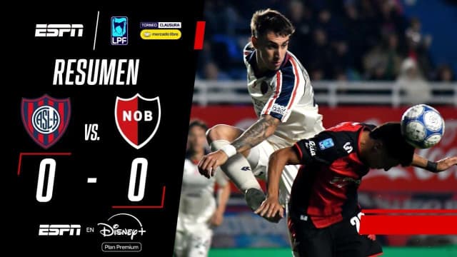 VIDEO: resumen de San Lorenzo vs. Newell's en el Torneo Clausura 2026
