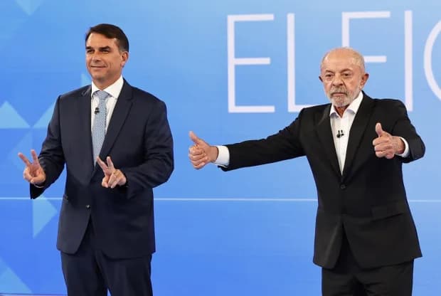 Lula da Silva y Flávio Bolsonaro se disputan la presidencia de Brasil en el balotaje