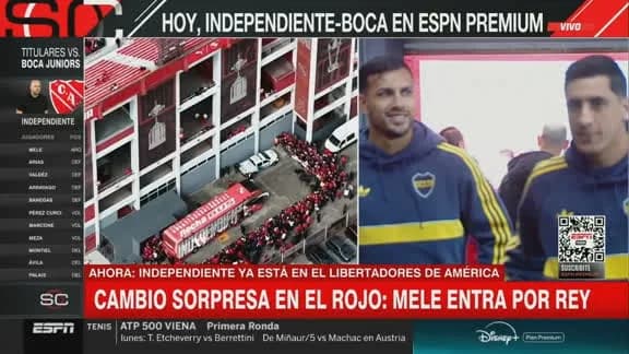 Se viene un gran clásico: Independiente y Boca llegaron al estadio