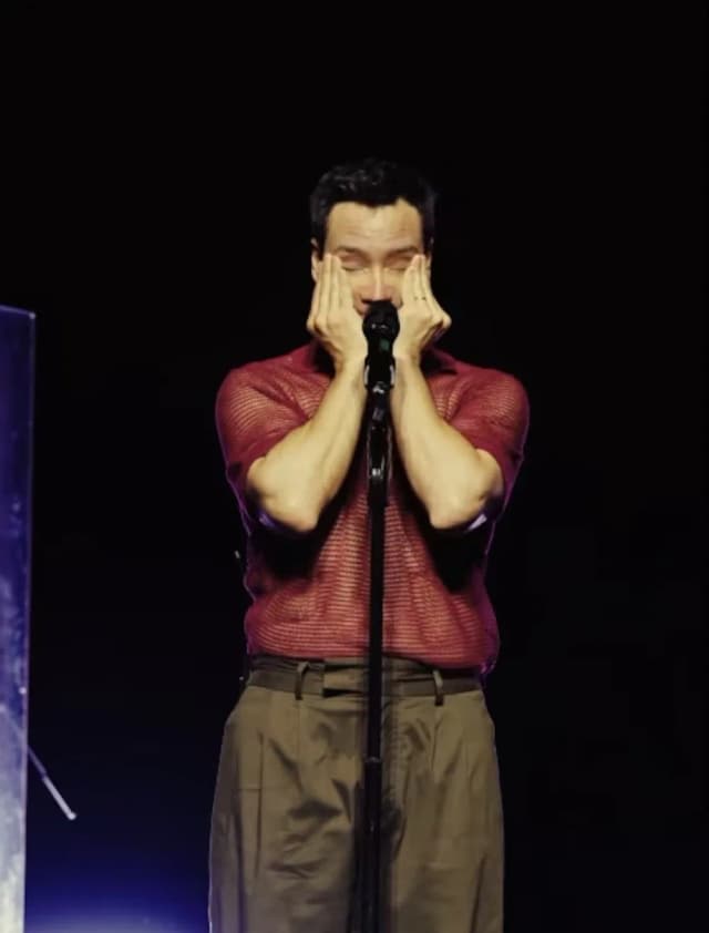 Luciano Pereyra lloró de emoción al anunciar que le cantará al papa León XIV