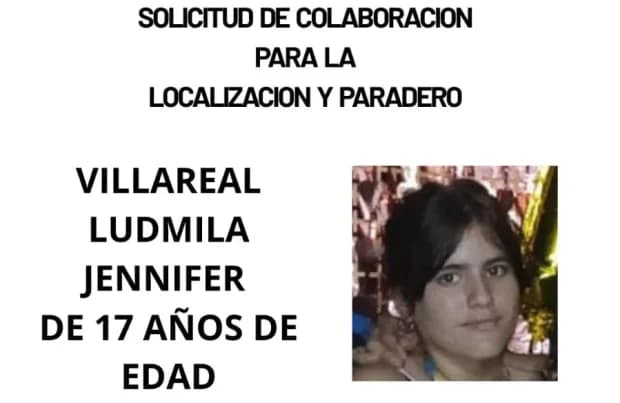 Buscan a una adolescente desde el sábado pasado