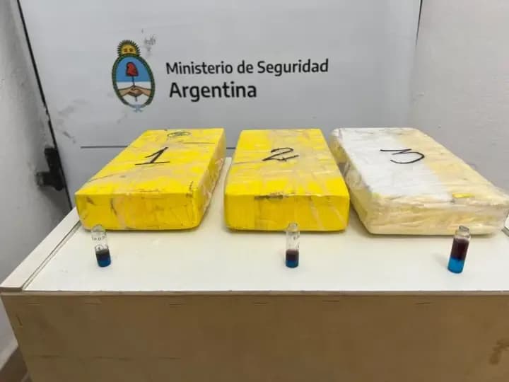 Se incautaron más de 35 kilos de cocaína en dos operativos