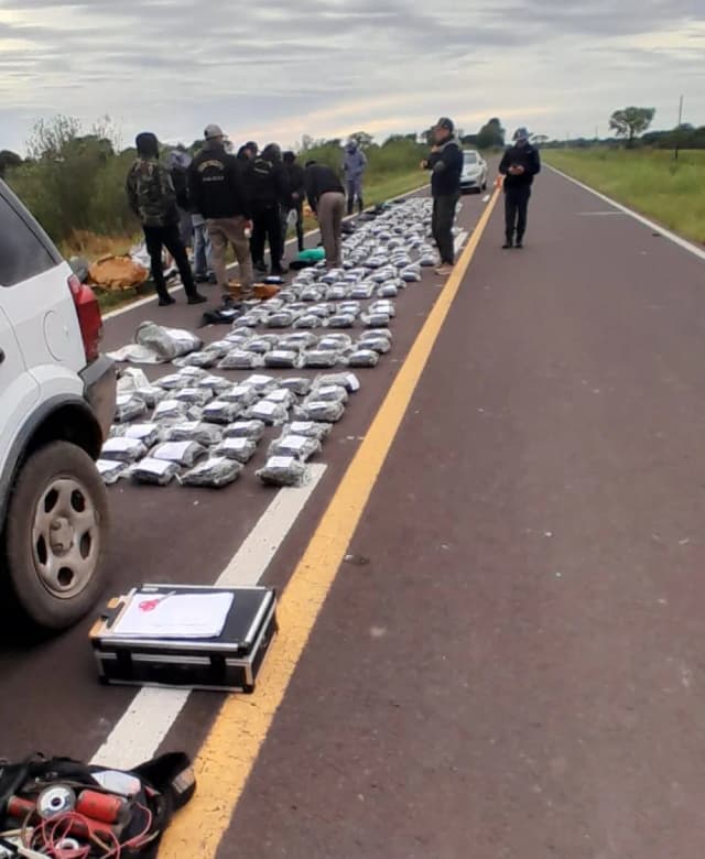 Chaco: llevaba más de 200 kilos de marihuana y fue detenido