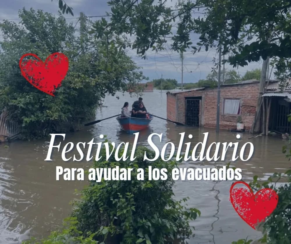 Corrientes: festival solidario por los inundados en La Unidad