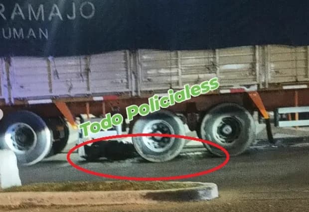 Corrientes: motociclista herido tras ser arrollado por un camión