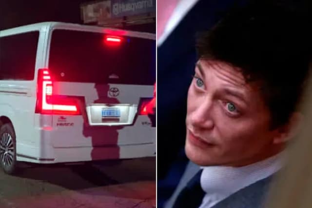 Santiago Caputo fue identificado por un control policial tras el operativo de huida de Bolsonaro