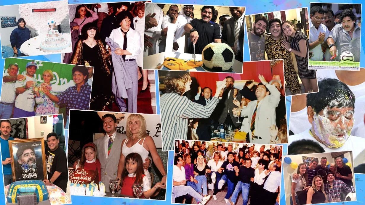¡Feliz cumple, Diego eterno! ¿Dónde estaba y cómo festejó Maradona sus cumpleaños el 30 de octubre?