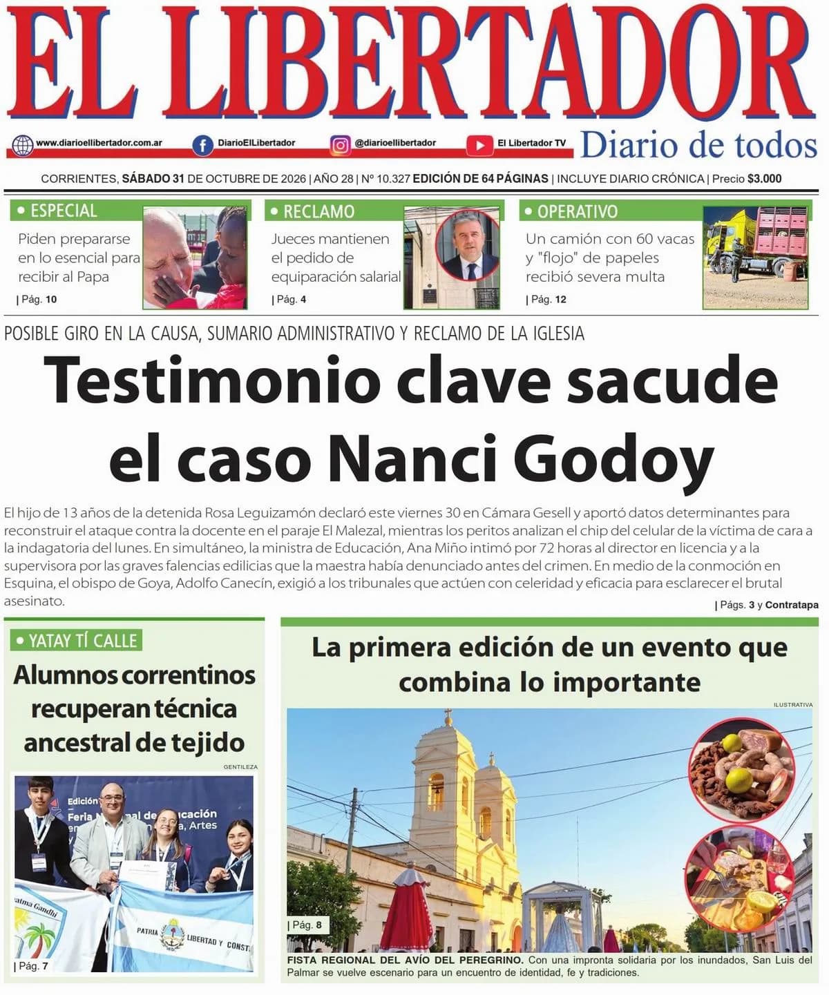 Diario Digital 31 de octubre de 2026