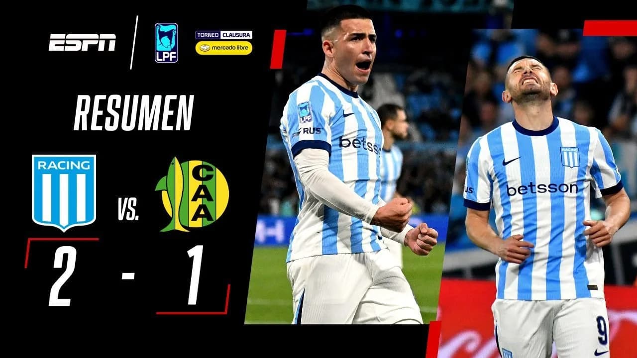 VIDEO: resumen de Racing vs. Aldosivi por la fecha 15 del Torneo Clausura