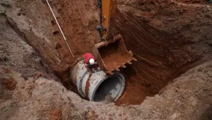 El Municipio avanza con desagües para mitigar inundaciones en barrios