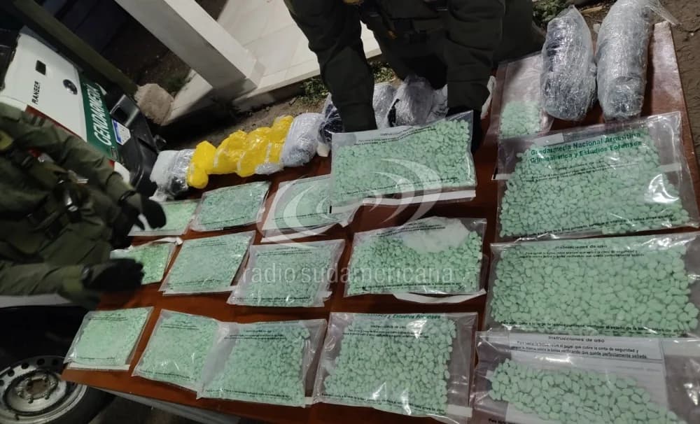 Chaco: pareja con casi 13 mil pastillas de éxtasis fue detenida