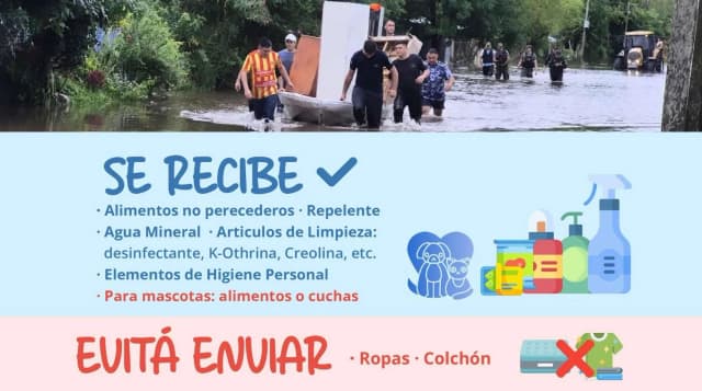 Cómo colaborar con las familias afectadas por las inundaciones en Corrientes