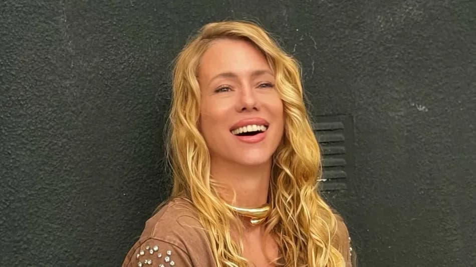 Nicole Neumann celebró sus 46 años con un festejo íntimo: look con brillos, torta de crema y rodeada de sus hijos