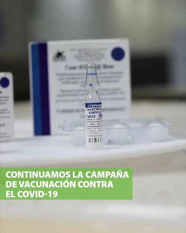 Con las 9300 nuevas dosis recién llegadas de la vacuna Sputnik V, continuamos con nuestra campaña de vacunación, volu...