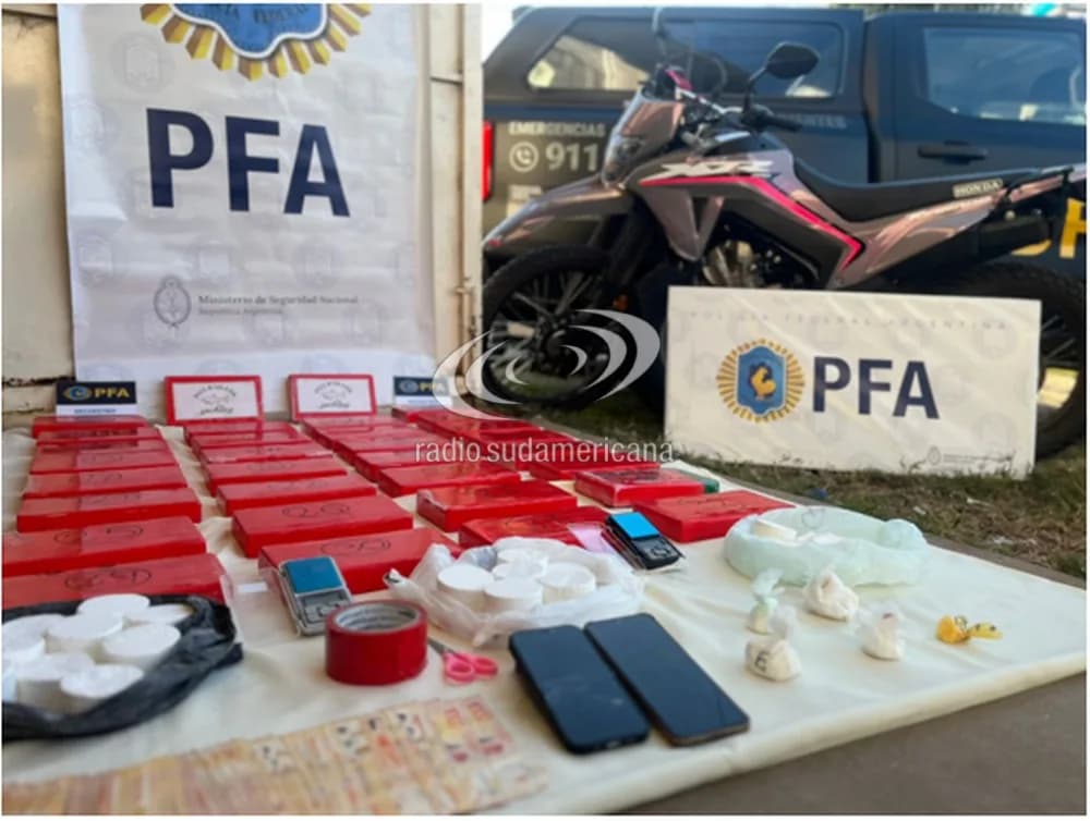 Cayó banda narco en Corrientes: entre los detenidos hay una agente policial
