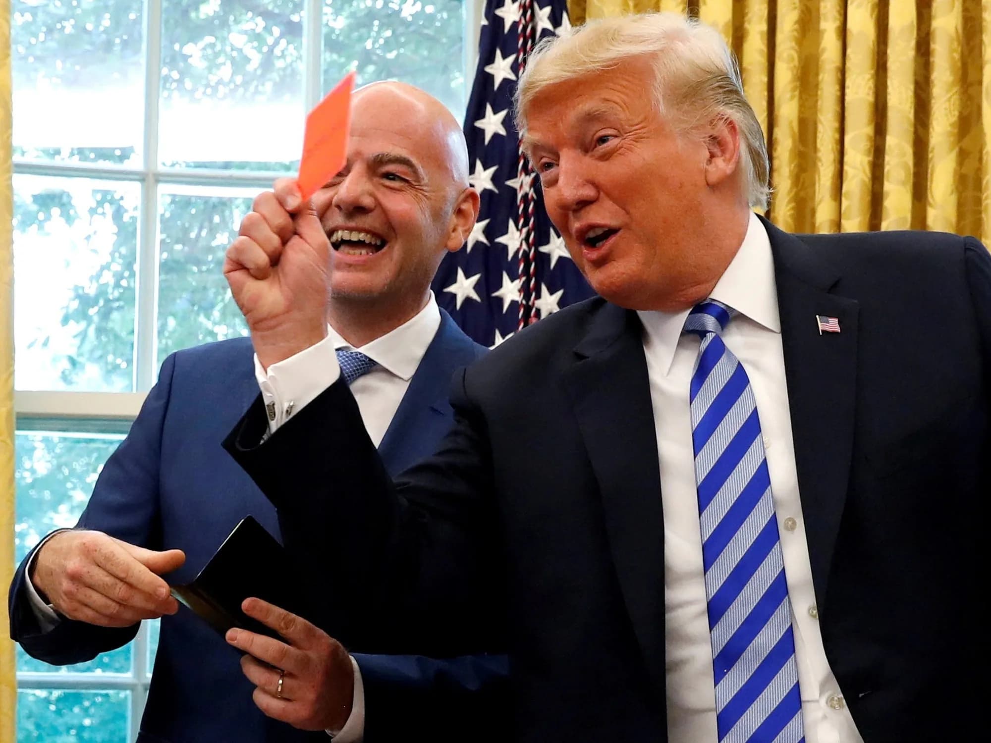El agradecimiento de Trump a la FIFA por permitir que el goleador expulsado en Estados Unidos juegue los octavos