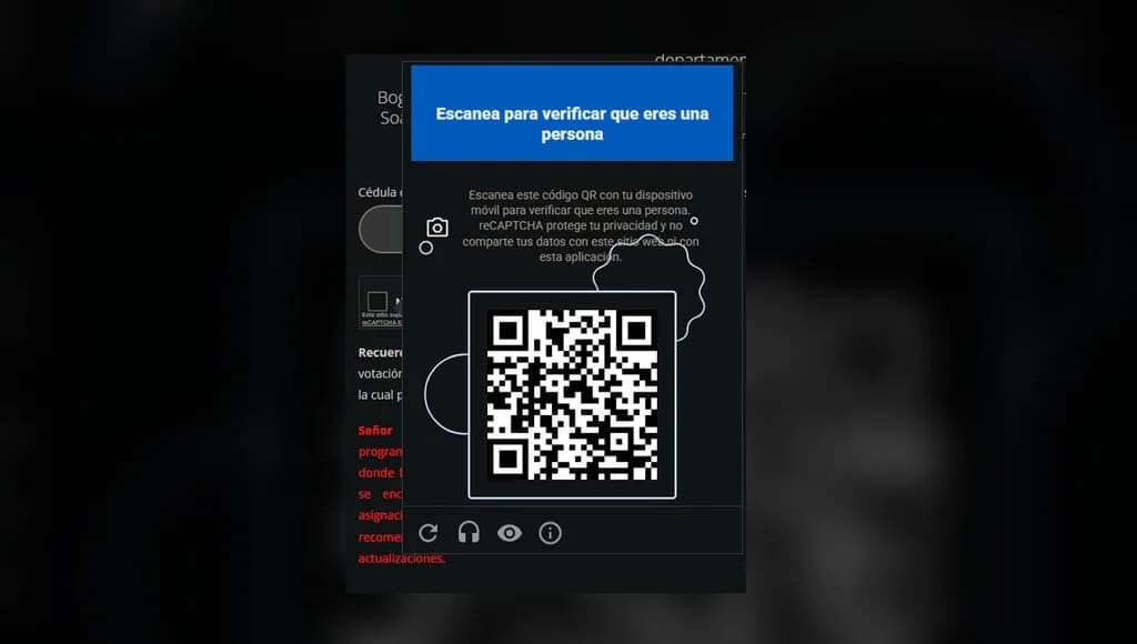 Seleccionar todos los semáforos ya no es suficiente para demostrar que no eres un robot. Ahora hay que escanear códigos QR