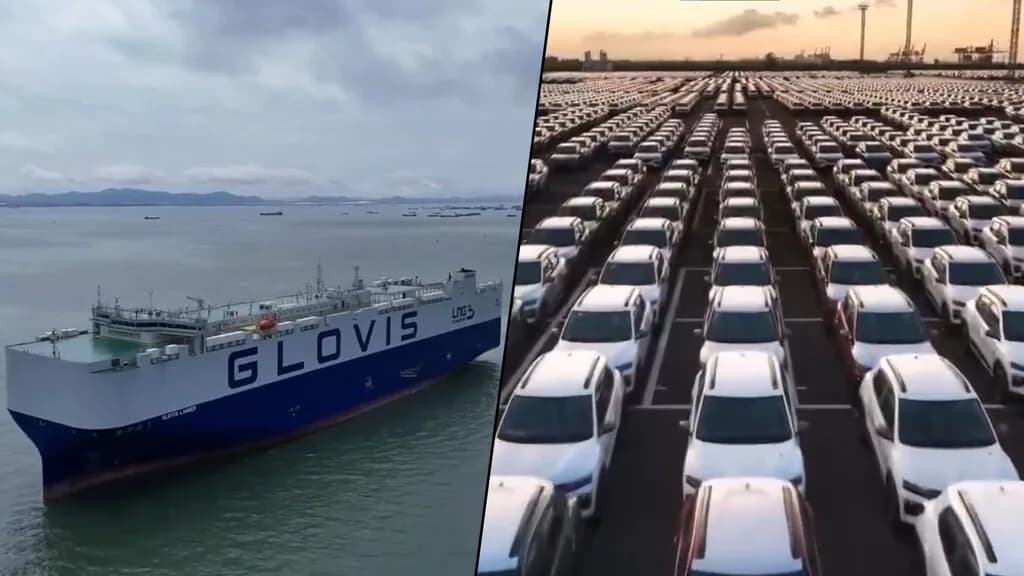 De depender de Corea del Sur y Japón a crear megabuques propios: así es como China domina el transporte marítimo de coches