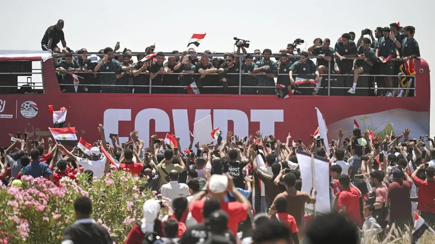Fiesta en la vuelta de Egipto a El Cairo y fuerte mensaje de Salah: "Que este sea un nuevo comienzo" - TyC Sports