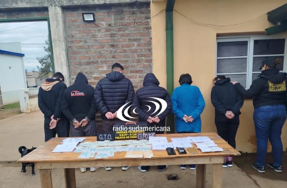 Tras allanamientos desbarataron una banda de narcomenudeo