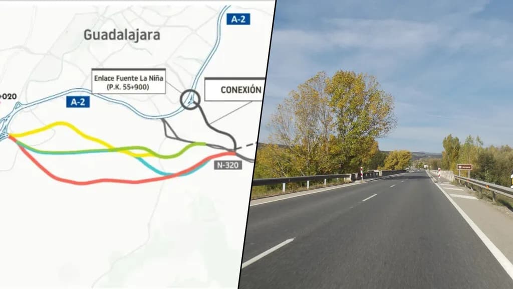 103,7 millones de euros para descongestionar Guadalajara: así es la variante de la N-320 que promete cambiar Cuatro Caminos