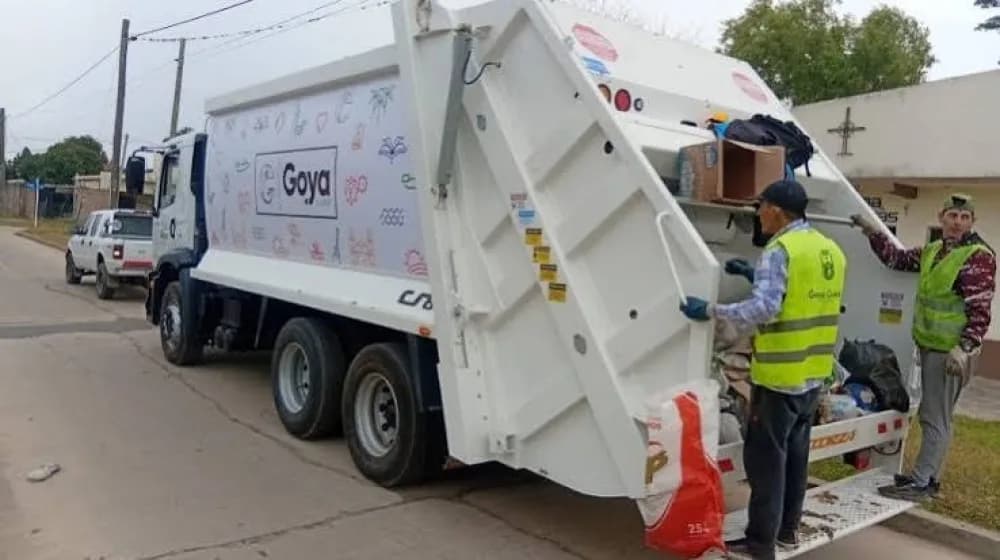 Goya: cómo será el servicio de recolección de residuos este jueves 16