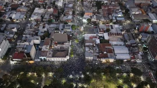 Resistencia reunió a 95 mil personas para festejar el pase de Argentina a la final