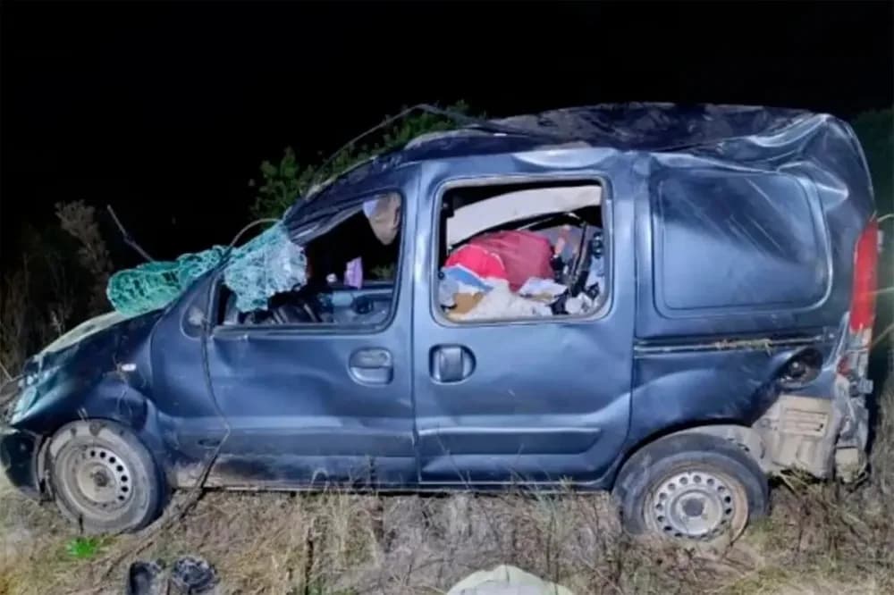 Entrerrianos volcaron en Curuzú Cuatiá: iban rumbo al Chaco