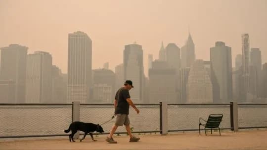 Alerta máxima en Nueva York ante la llega del humo por el incendio en Canadá, a horas de la final del Mundial 2026