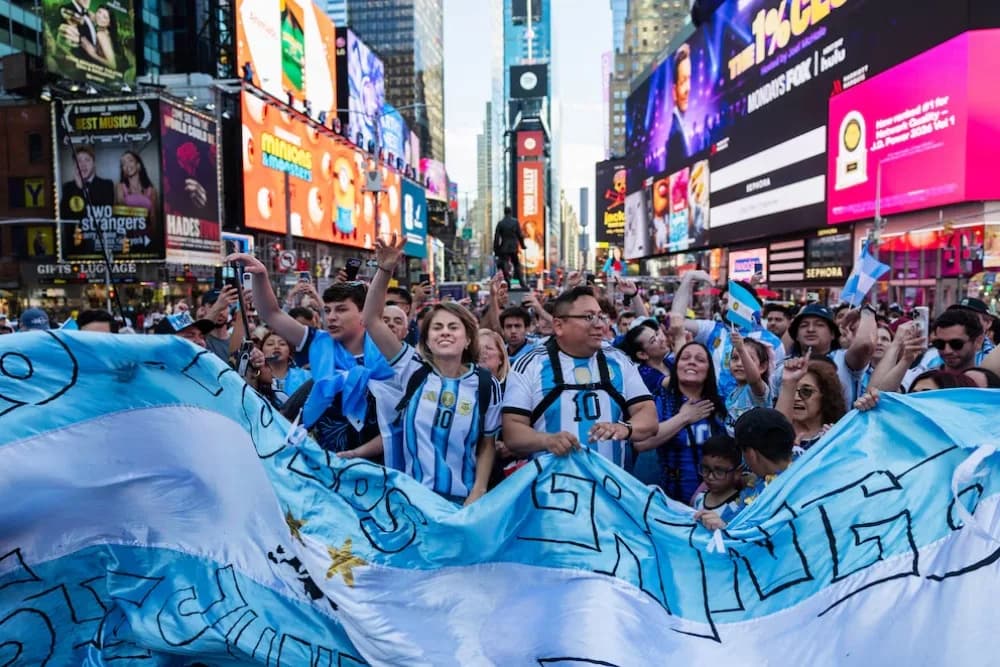 Nueva York ya vive la final: El efecto Leo Messi ha hecho estragos