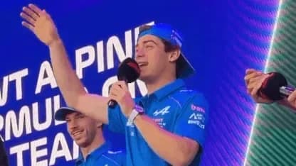 Franco Colapinto cantó un tema de Argentina antes de la final del Mundial: "Si la carrera era a la misma hora, DNS" - TyC Sports
