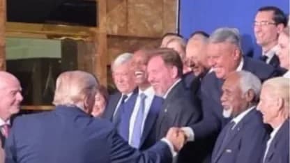 Trump saludó a Chiqui Tapia, defendió la manifestación por Malvinas y se deshizo en elogios para con Messi - TyC Sports