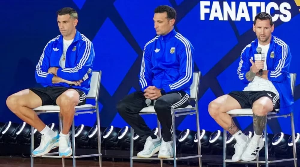 Lionel Scaloni: Disfrutamos jugando a la pelota y la presión queda en segundo plano