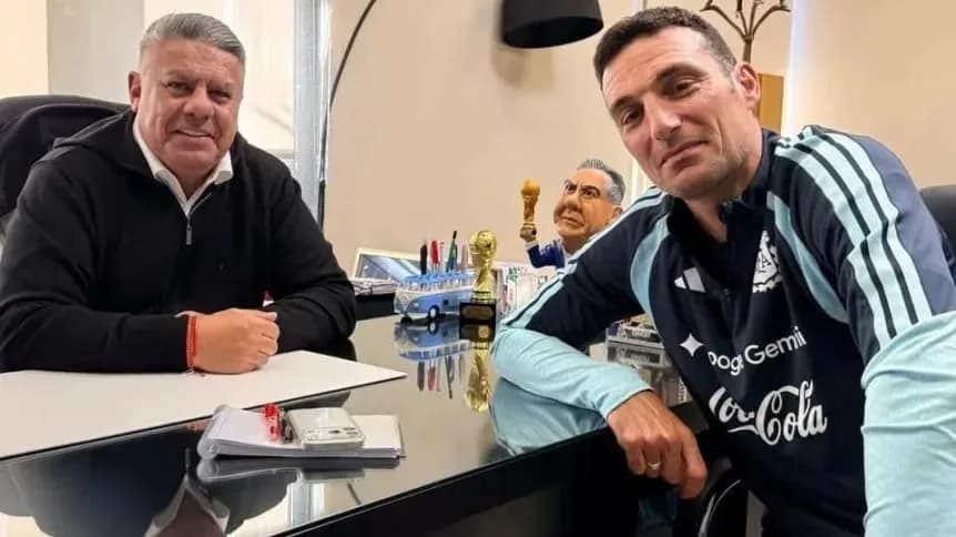 Cuándo será la charla de Scaloni con Tapia para definir su futuro en Argentina - TyC Sports