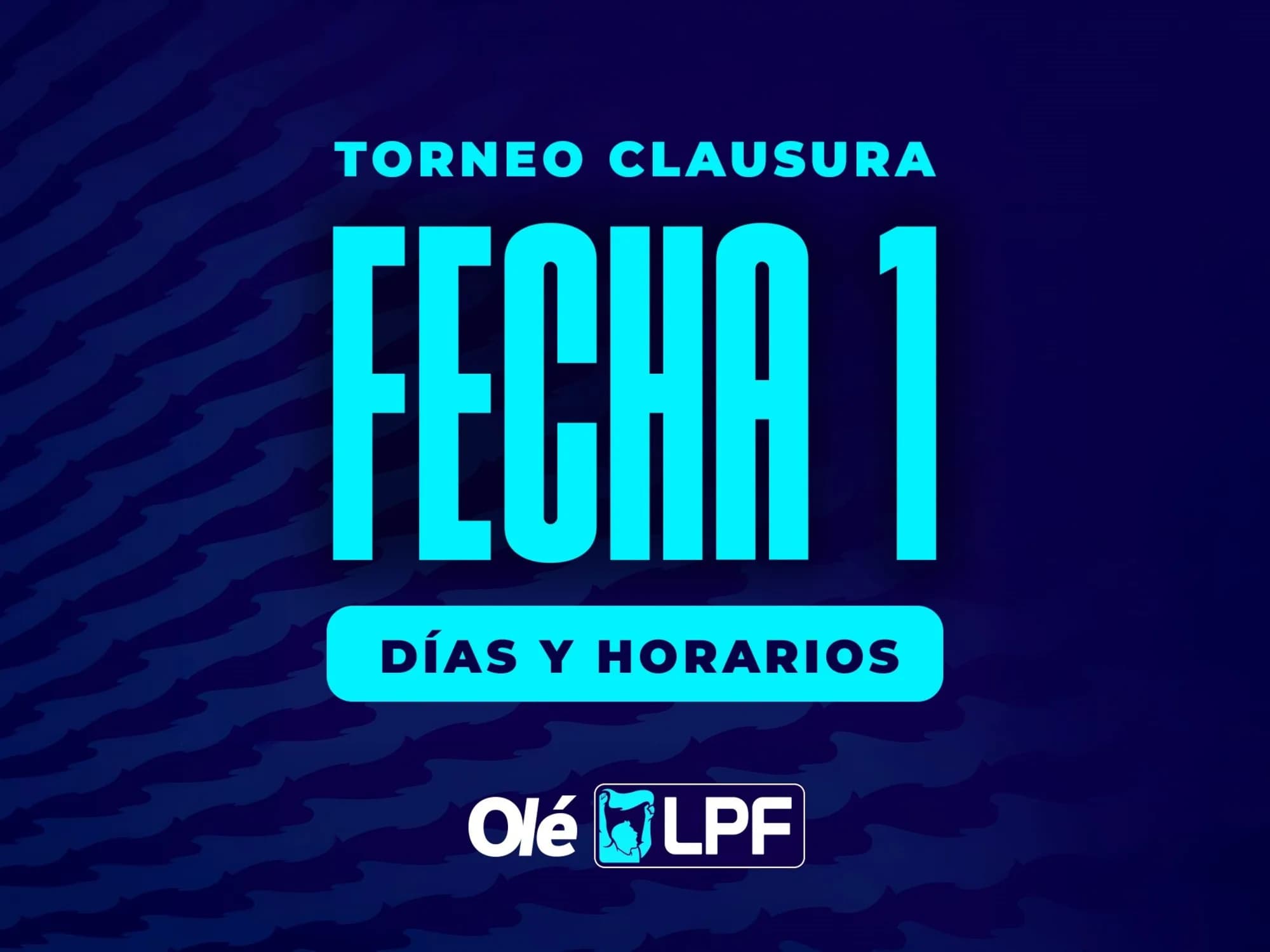 Se viene el Clausura: días, horarios y TV de la primera fecha