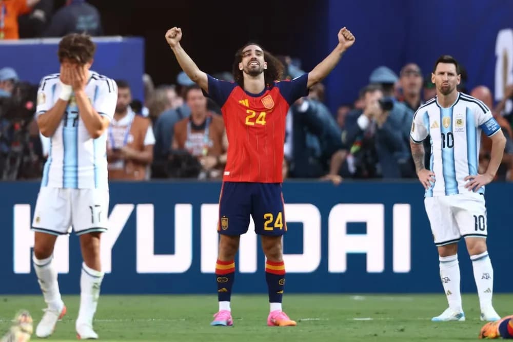 España fue superior y Argentina nunca pudo imponer su juego