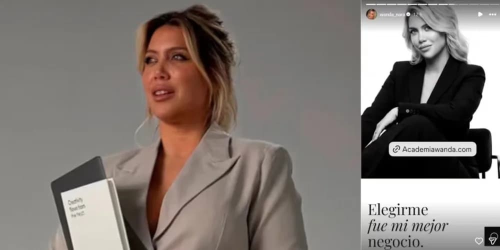 Wanda Nara lanzó su academia online sobre éxito personal