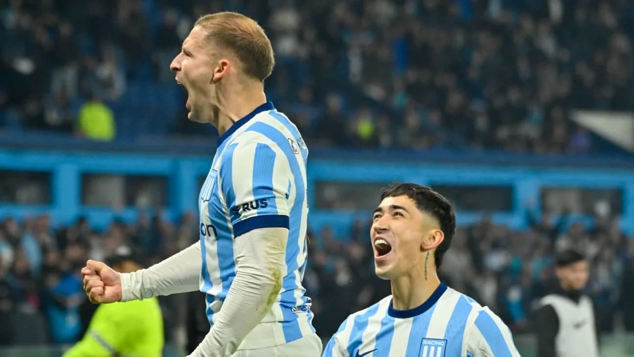 Miljevic aprovechó la presión y adelantó a Racing ante Gimnasia