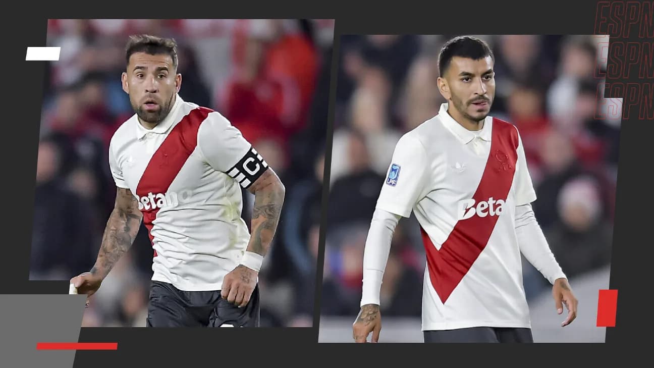Así fueron los debuts de Otamendi y Correa en la derrota de River vs. Barracas