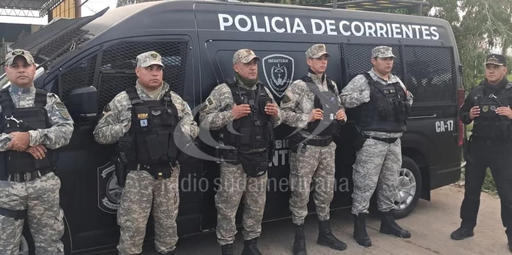 Portada de video: Fuerte operativo en la Terminal de Ómnibus por una manifestación