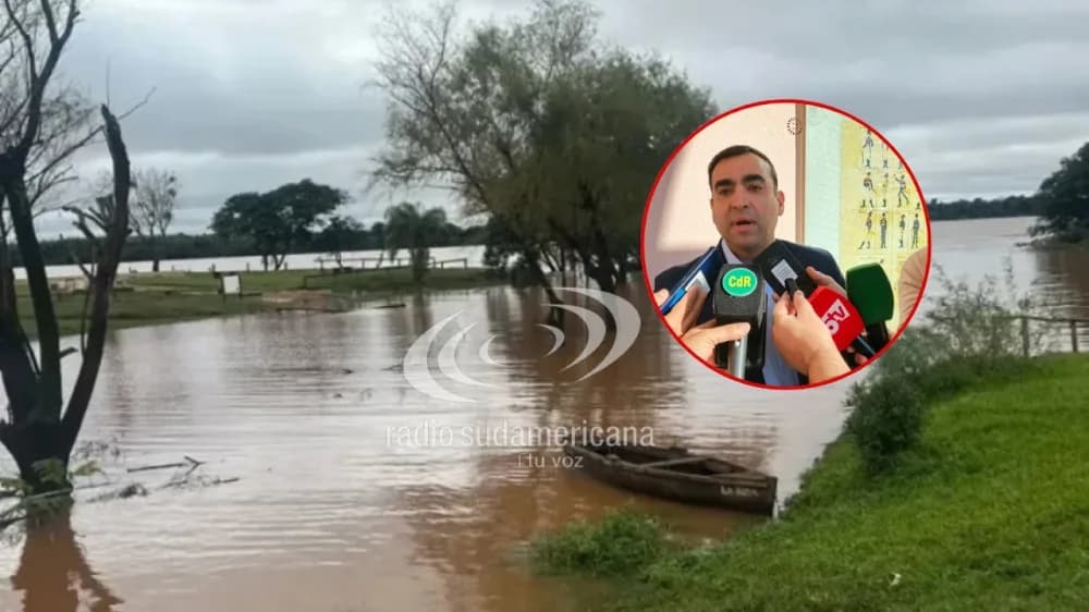 Santo Tomé: el río baja y monitorean las lluvias en el sur de Brasil
