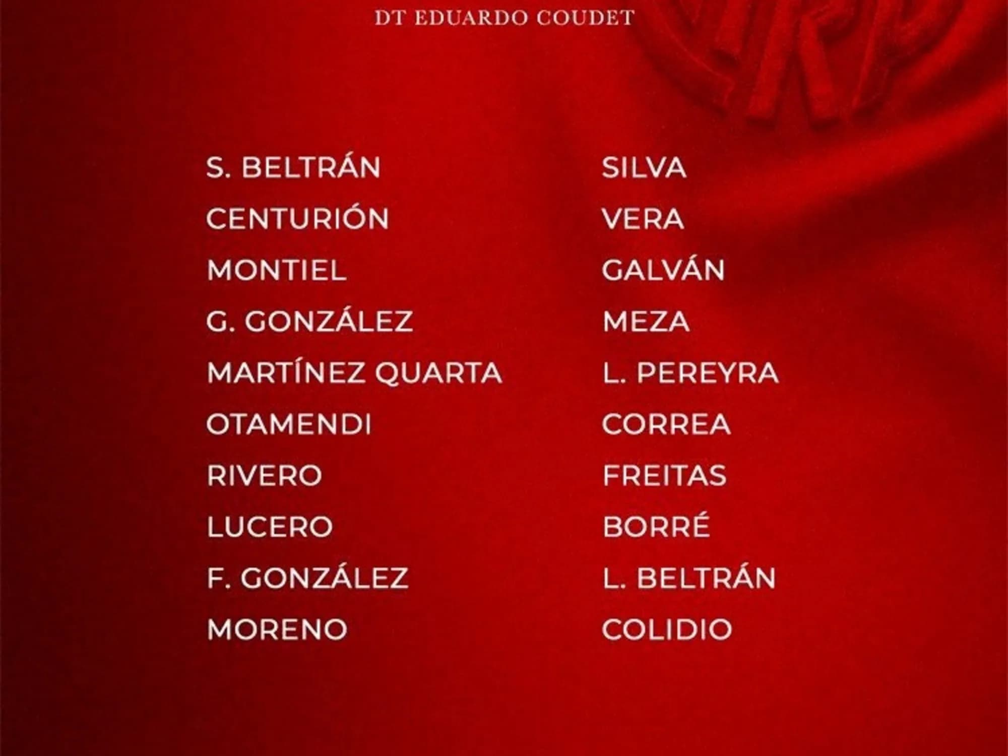 Buenas noticias y un juvenil: los convocados de River vs. Central