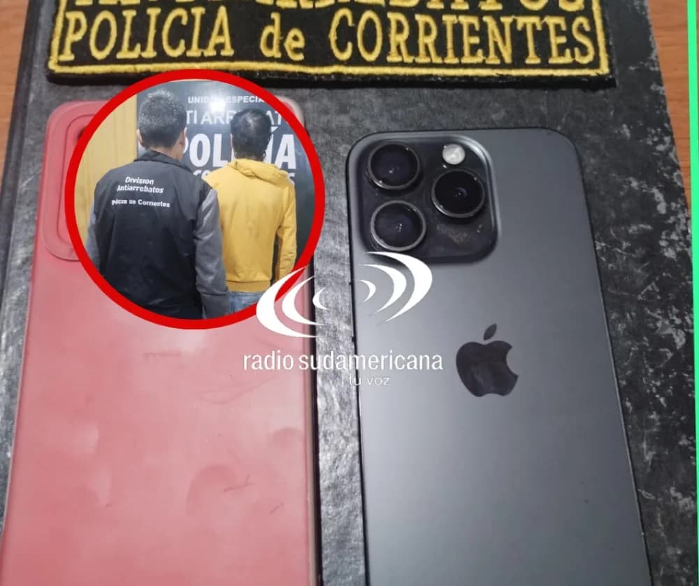 Fue demorado cuando intentaba vender un IPhone 15 robado