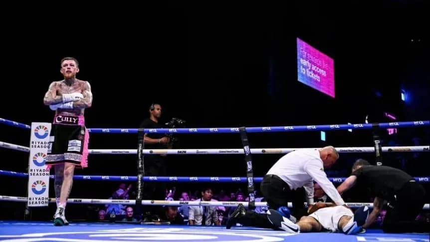 Conmoción en el boxeo: debió ser hospitalizado de urgencia luego de un terrible nocaut - TyC Sports
