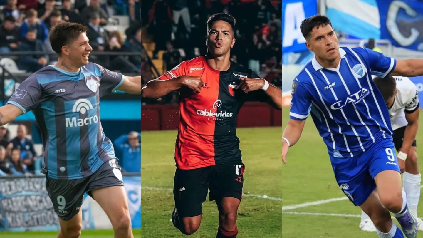 Los tres goleadores que la rompen en la Primera Nacional - TyC Sports